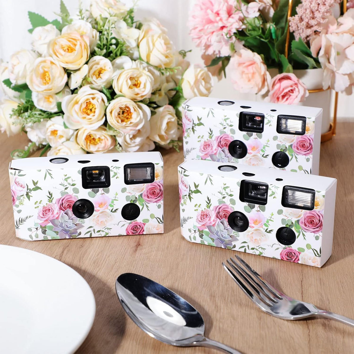 10 Pack Disposable Camera for Wedding Bulk, 34mm Single Use Camera Bulk with Flash for Gathering