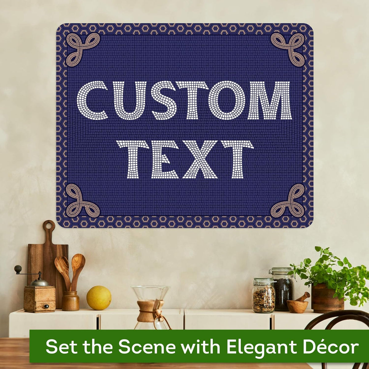 Custom Sign, Custom Street Sign, 11 Font Colors, 13 Font Styles, 4 Hole Options, 22 Sizes, 24x30