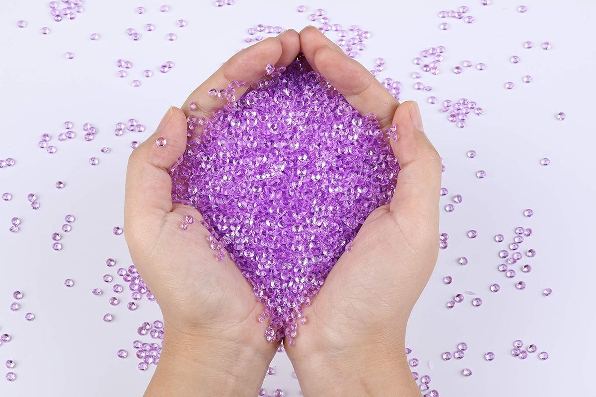10000 pcs/Pack Wedding Table Scatter Confetti Crystals Acrylic Diamonds Vase Fillers 4.5 mm