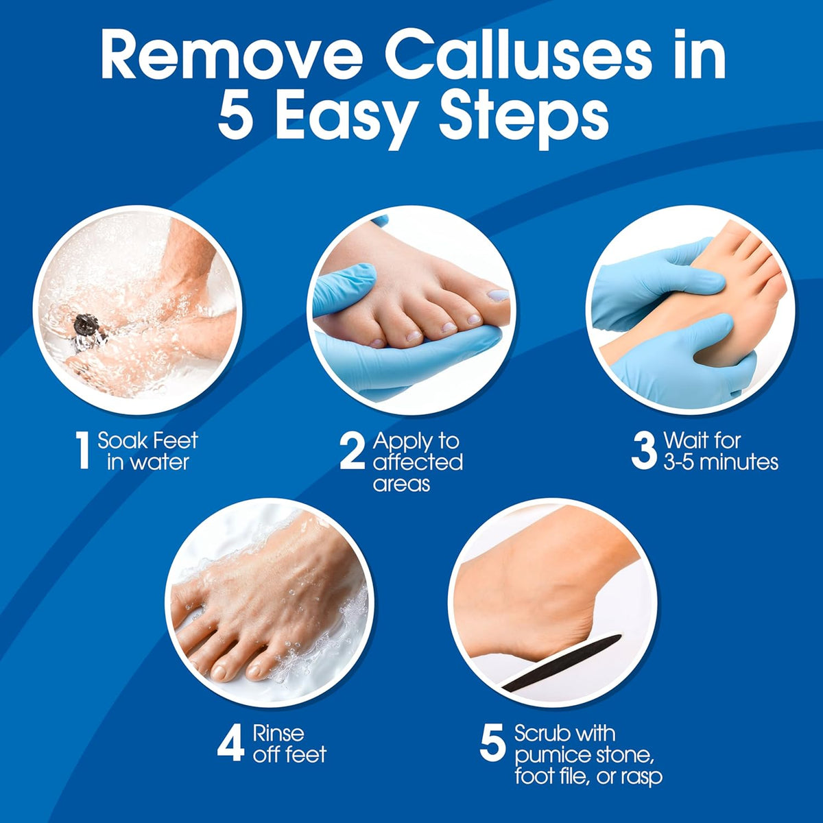 DeEnti Callus Remover for Feet, Extra Strength Foot Callus Remover Gel, 8oz Salon Grade Home