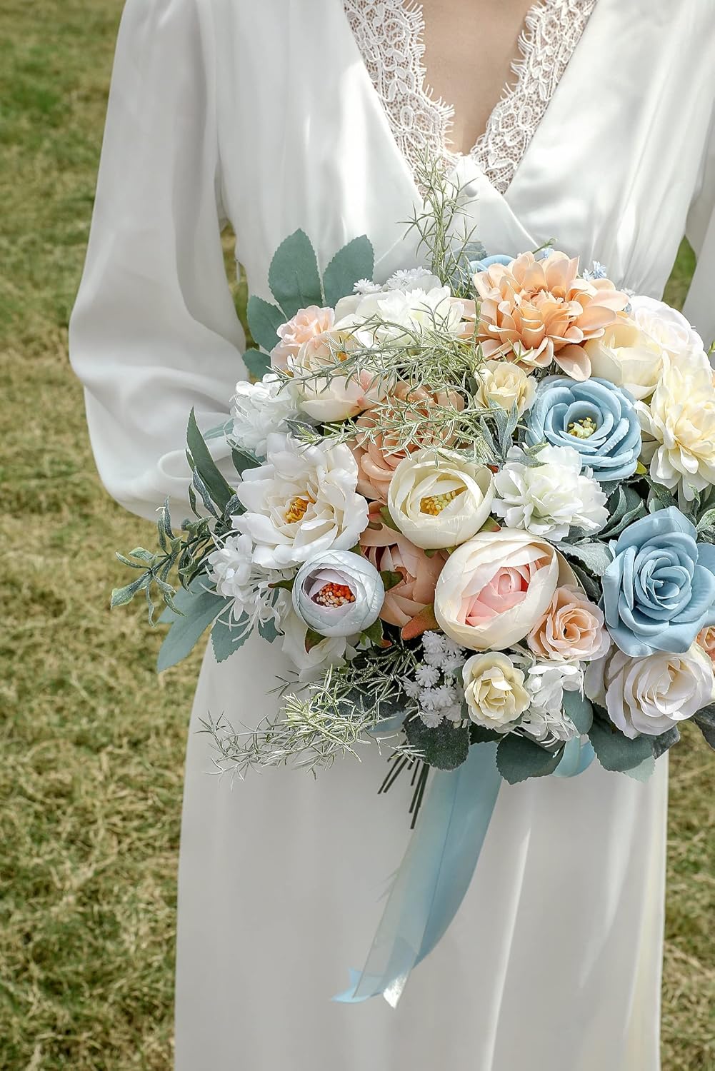 Serra Flora Artificial Flowers Box Set DIY Bouquets Centerpieces Faux Flowers Combo for Wedding