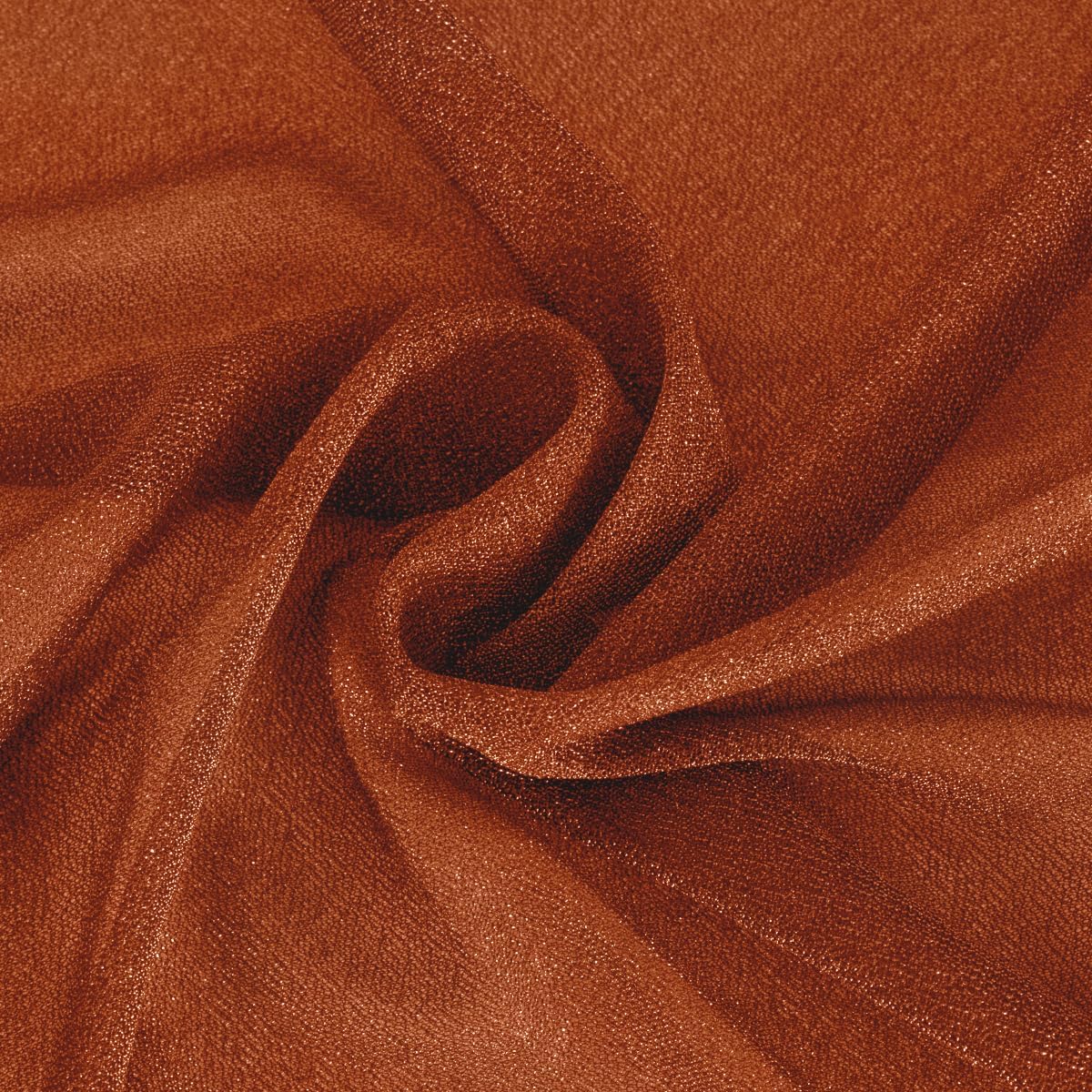 Terracotta Fall Thanksgiving Elegant Arch Draping Fabric Outdoor 1 Panel 29" × 20Ft Sheer Chiffon