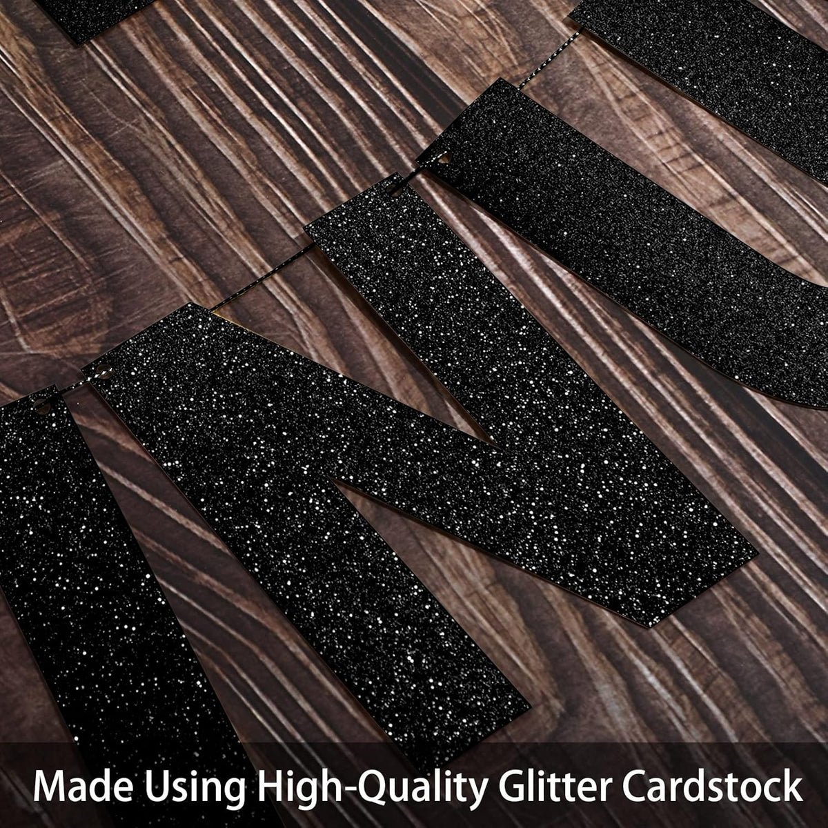 TaoBary 112 Pcs DIY Letter Custom Banner Glitter Customizable Banner Kit Including 107 Letters and