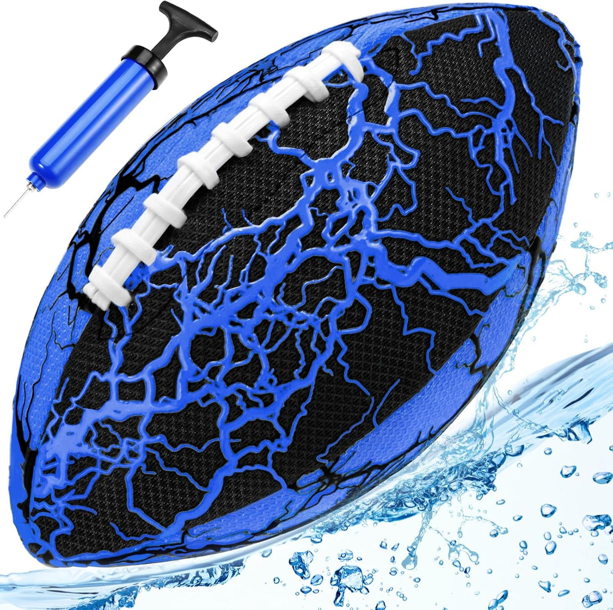 Jasonwell Pool Beach Water Football - Strong Grip Waterproof Soft Football for All-Weather Play