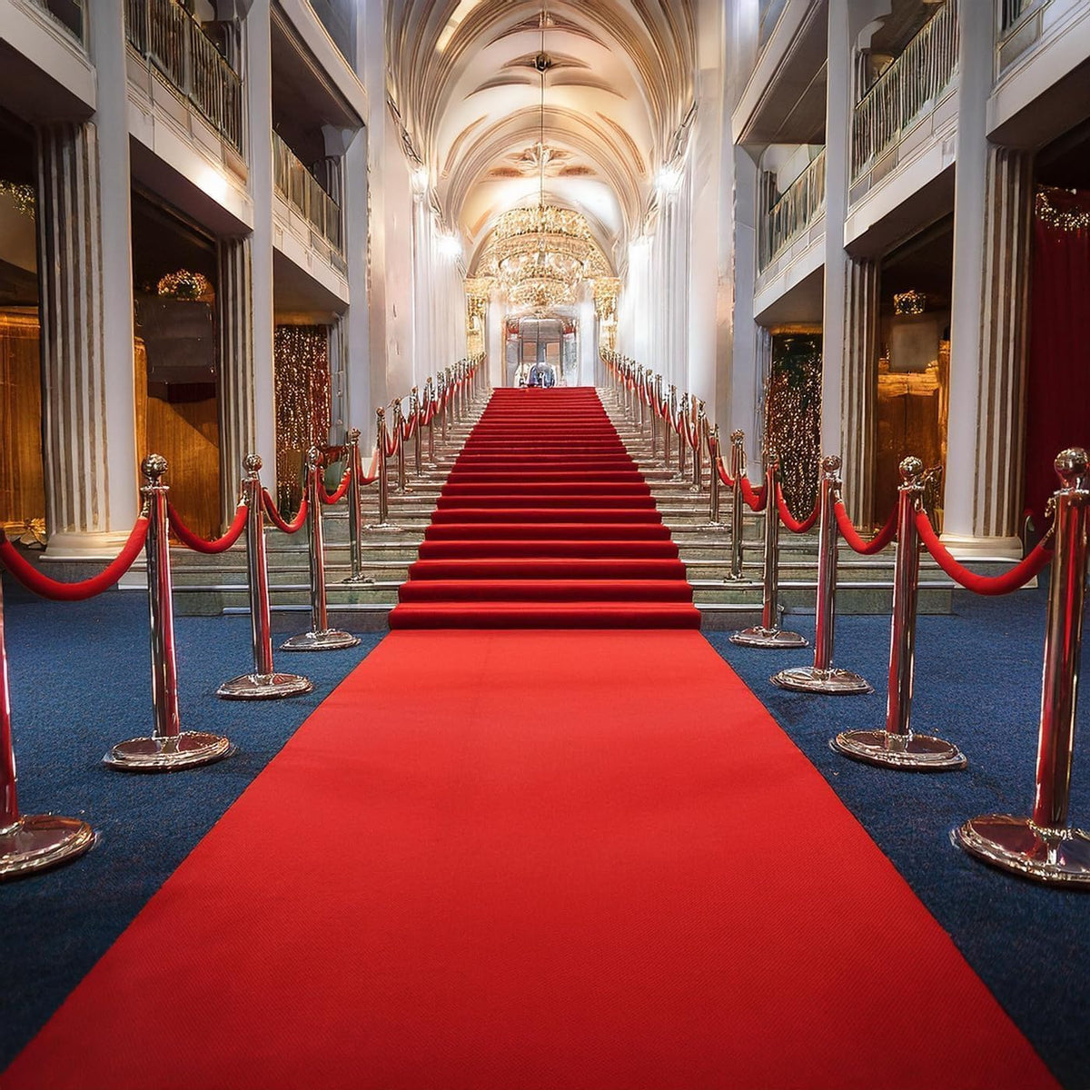 BANNER BUZZ Hollywood Red Carpet Runner – Premium Non-Slip 3x15 ft Aisle Rug for Weddings, Parties