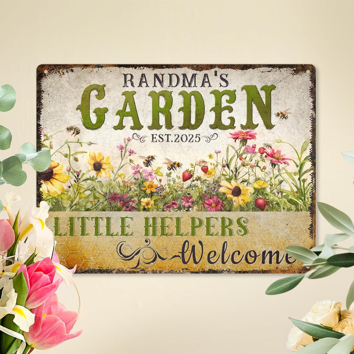 Custom Sign, Personalized Metal Signs, Customize for Office, Business, Workplace, Office, Home