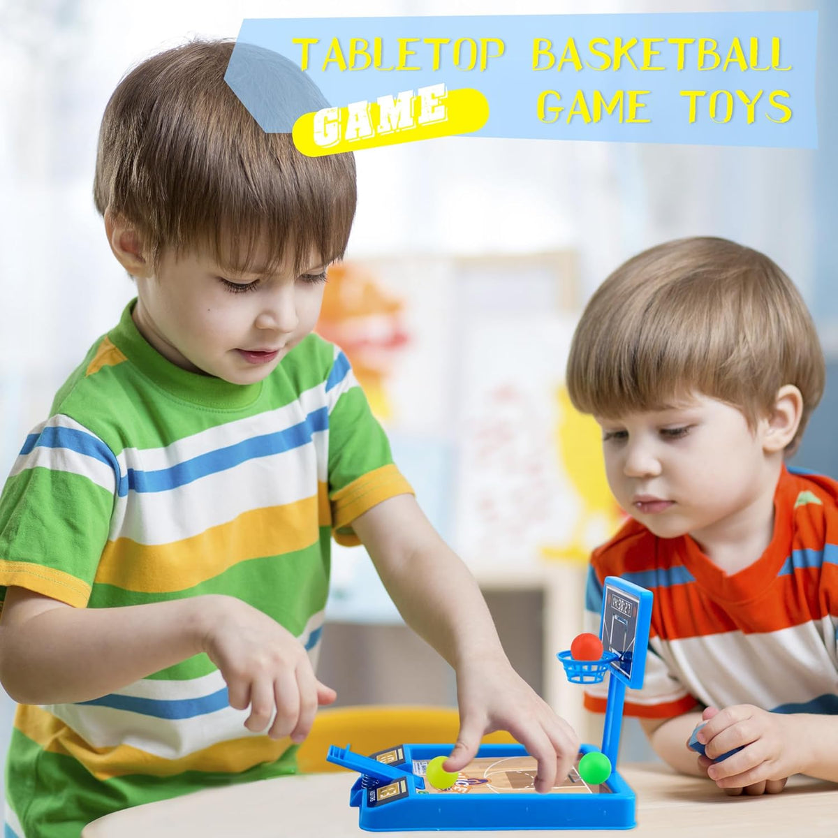 8 Pack Tabletop Basketball Game Mini Basketball Game Desktop Basketball Toys for Kids Toys Girls