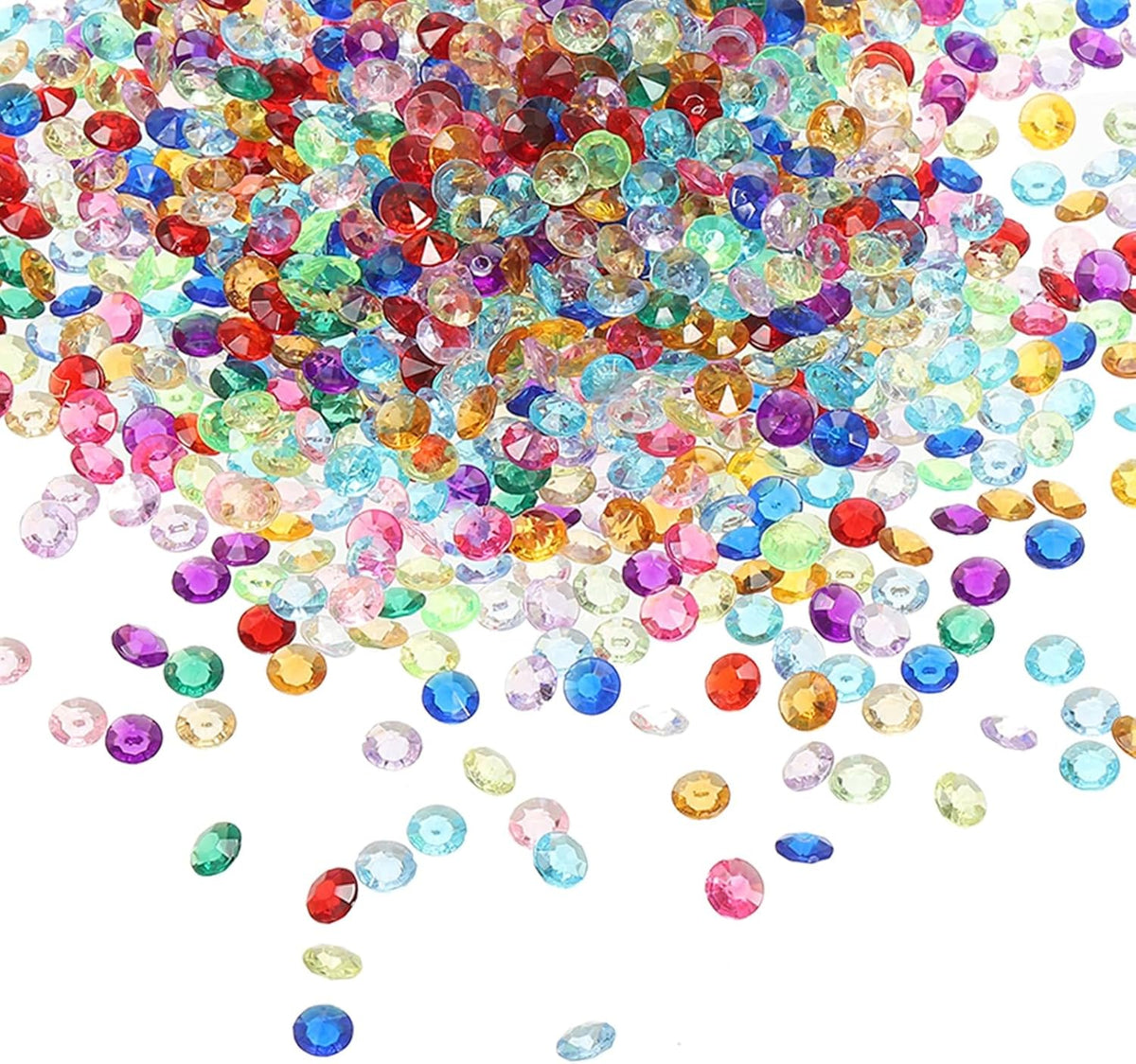 PATIKIL 4000 Pcs Wedding Table Scatter Confetti Crystals 6mm Acrylic Diamonds Vase Fillers Gems for