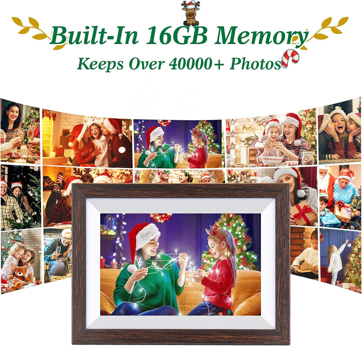 Frameo-Digital-Picture Frame 10.1 Inch Electronic-Digital Photo Frame with IPS Touch Screen HD
