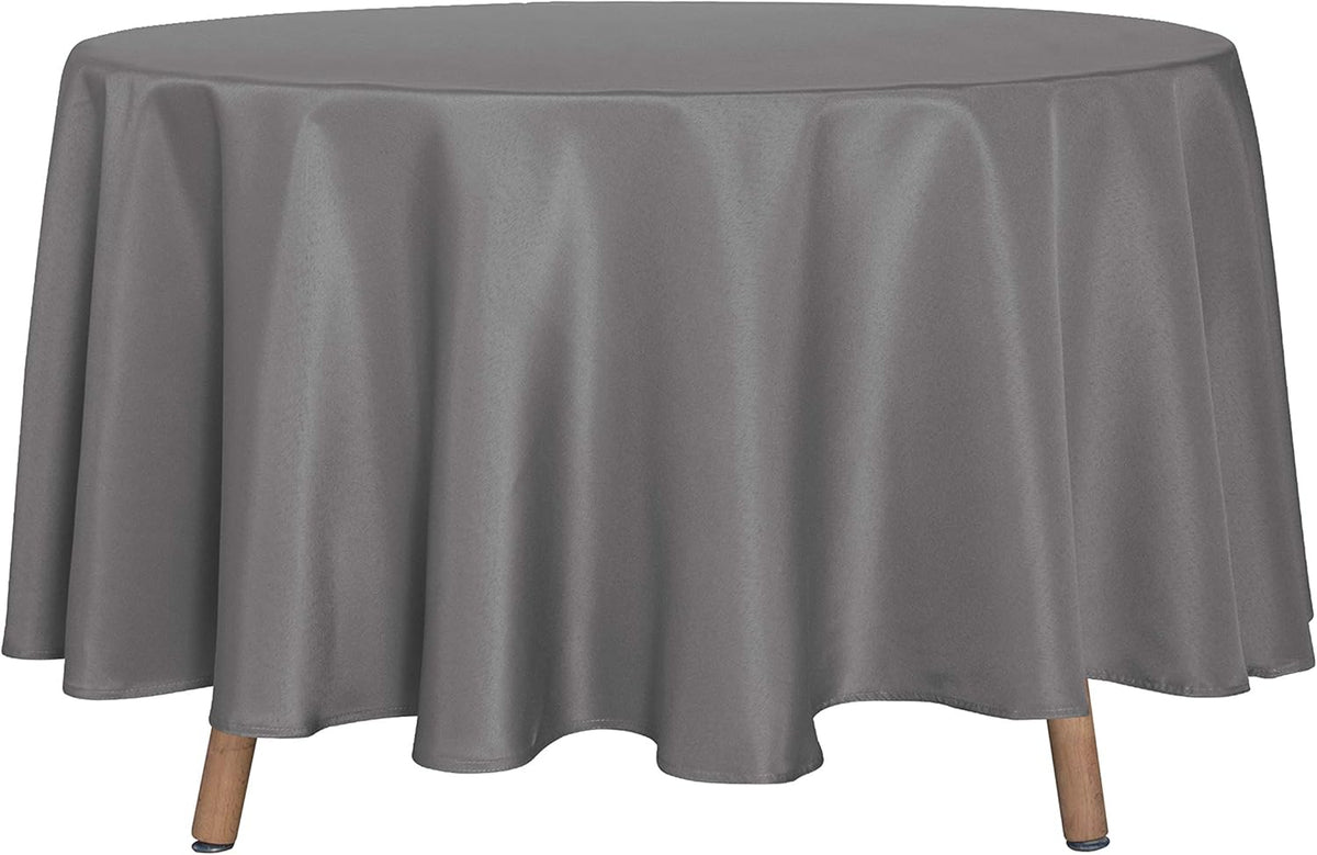 sancua Round Tablecloth - 90 Inch - Water Resistant Spill Proof Washable Polyester Table Cloth