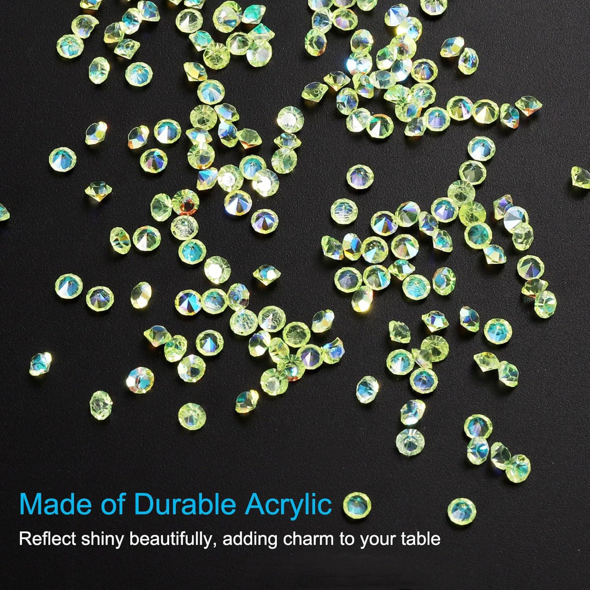 PATIKIL 14000Pcs Wedding Table Scatter Confetti Crystals 3mm Acrylic Diamonds Vase Fillers Gems for