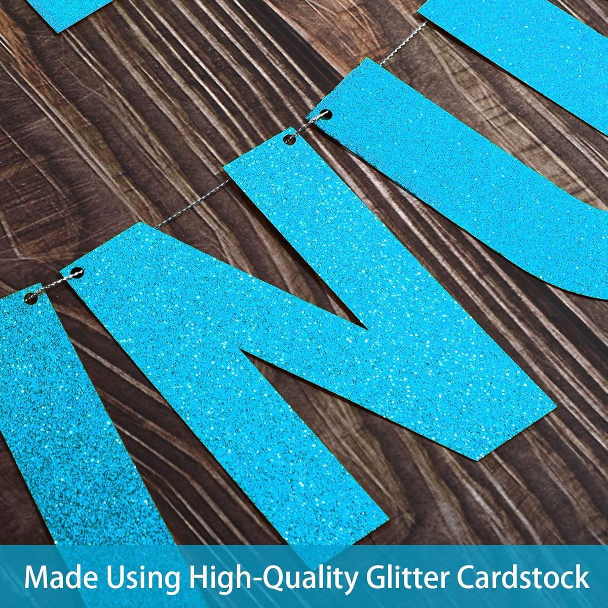 TaoBary 112 Pcs DIY Letter Custom Banner Glitter Customizable Banner Kit Including 107 Letters and