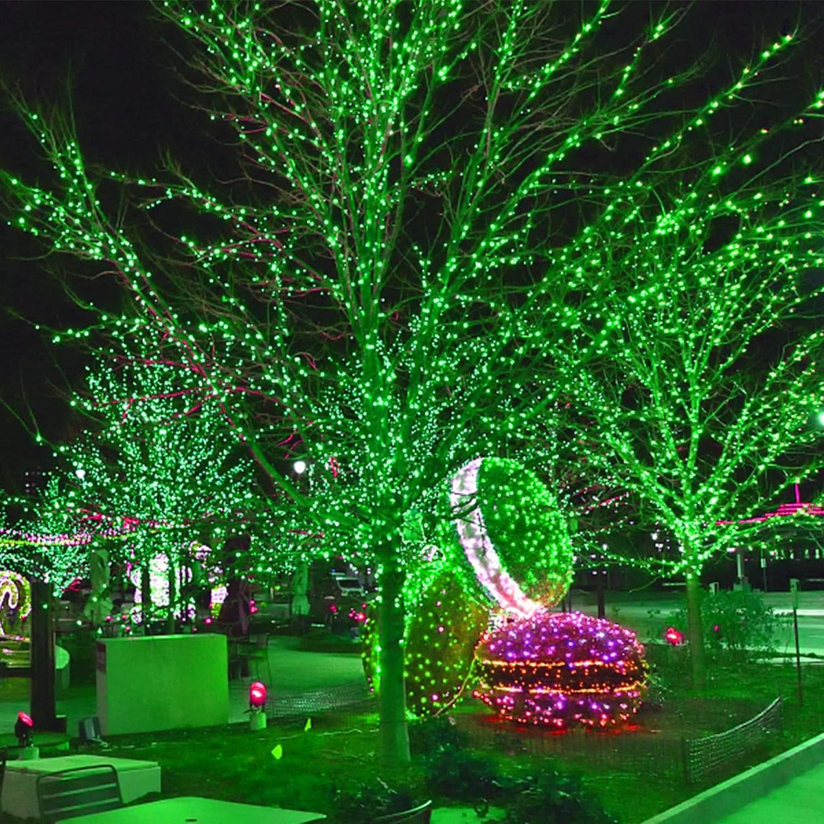 300 LED St Patricks Day Lights, 98.5FT Christmas String Lights with 8 Lighting Modes, Waterproof &
