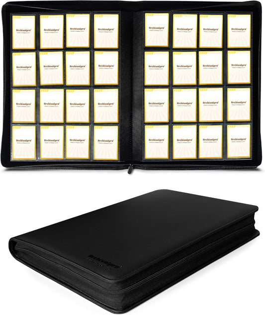 16 Pockets Premium Card Binder 1024 Cards Trading Card Binders Side Load Card Storage Display