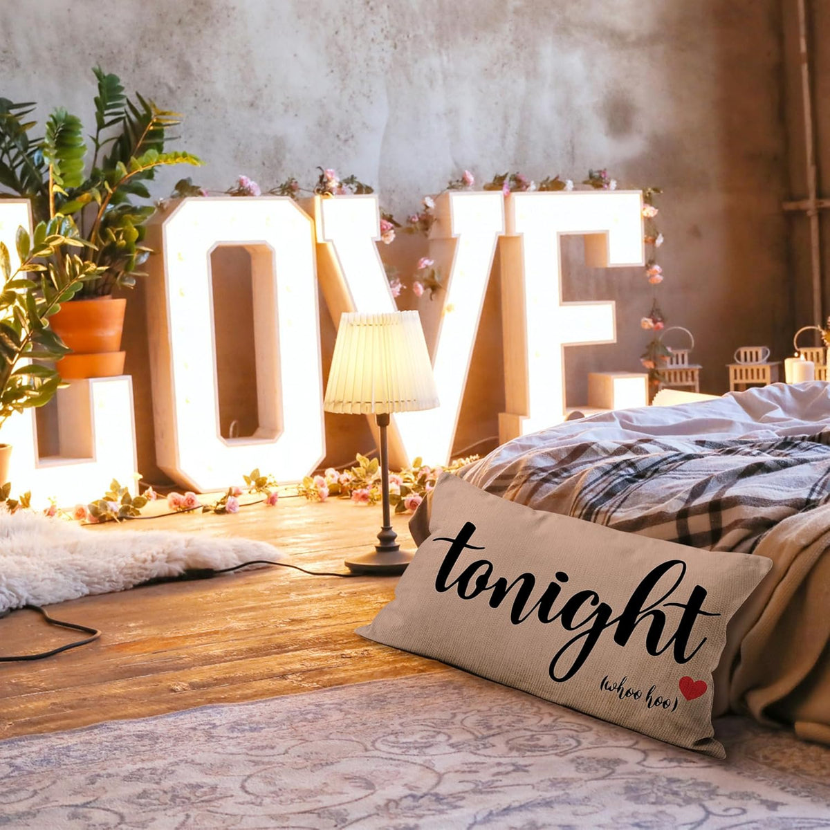 Mancheng-zi Bridal Gift,12x20 Pillow Cover,Bridal Shower Gifts,Funny Couples Reversible Linen