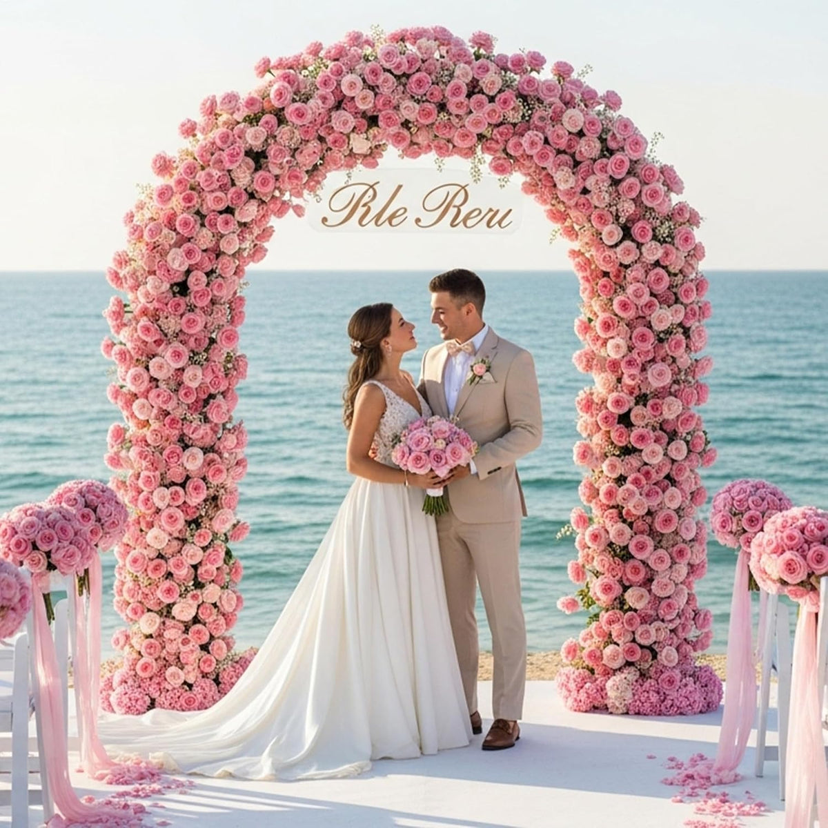 Auihiay 60PCS Pink Roses, Artificial Roses, Velvet Silk Fake Roses, Realistic Pink Artificial