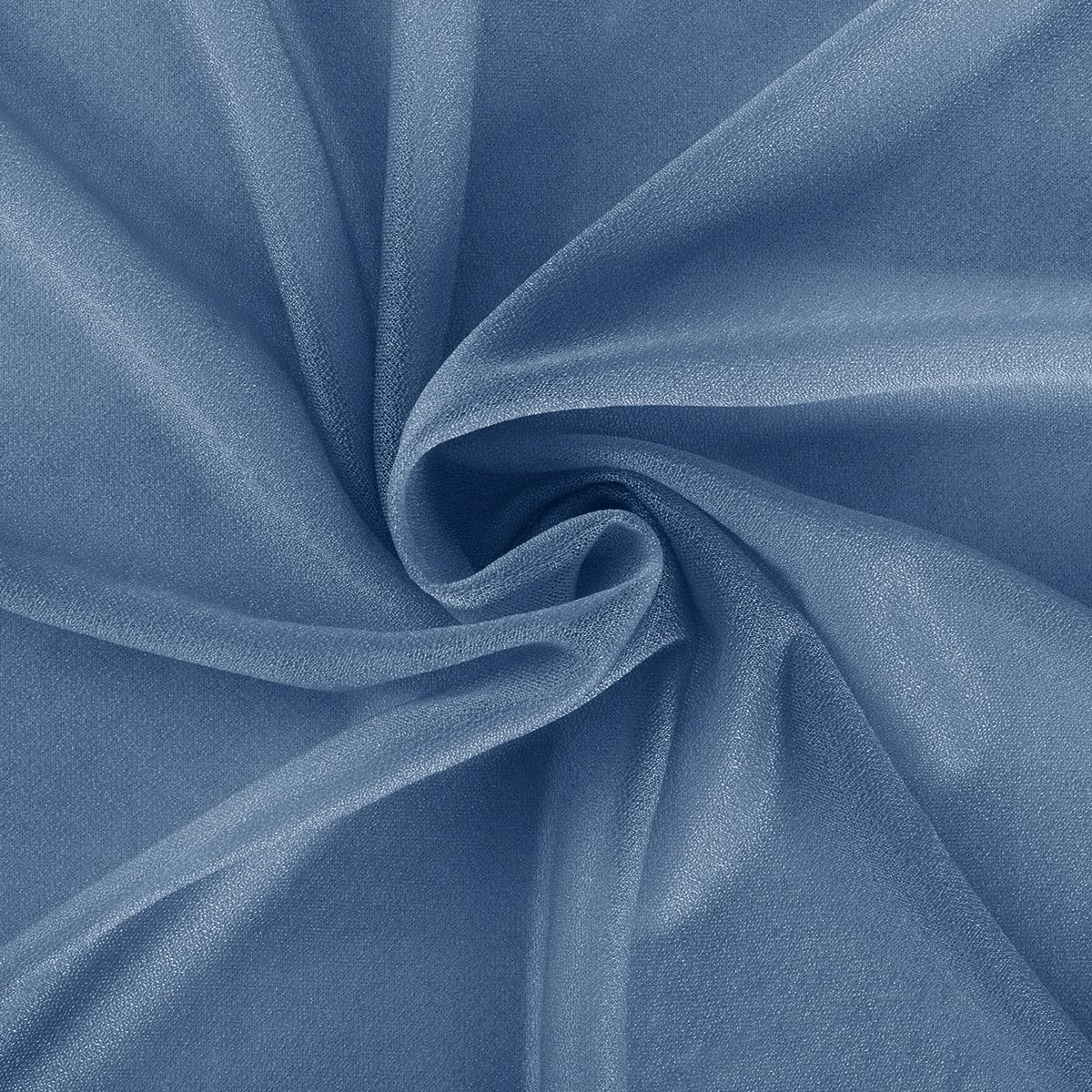 Dusty Blue Wedding Arch Draping Fabric 2 Panels 29" x 20 FT Blue Wedding Drapes for Backdrop Sheer