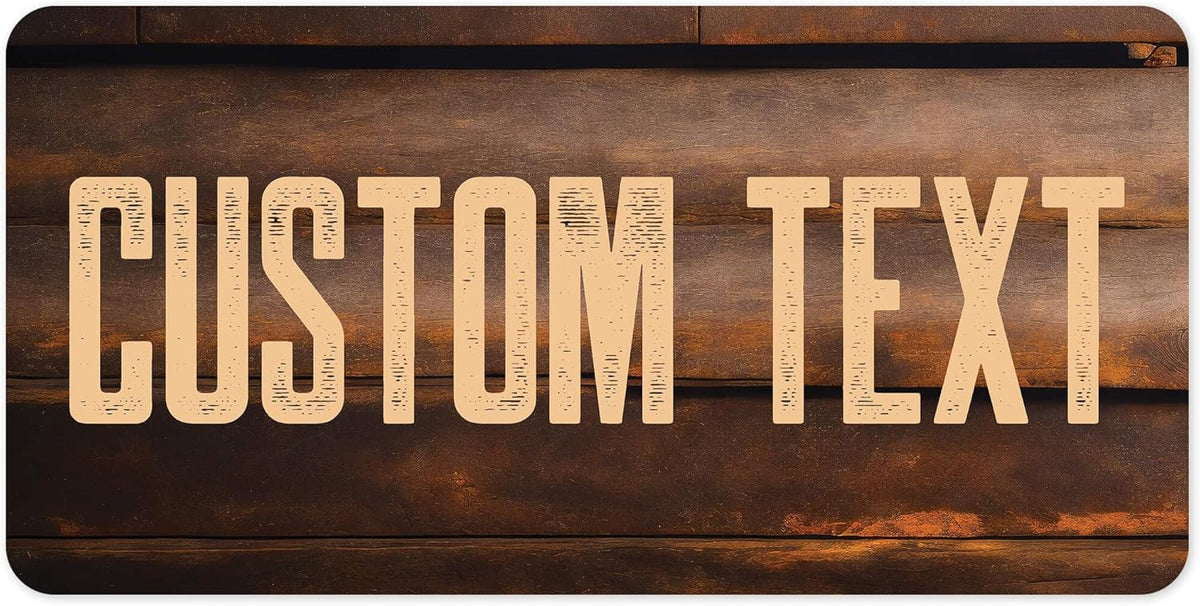 Custom Sign, Custom Street Sign, 11 Font Colors, 13 Font Styles, 4 Hole Options, 22 Sizes, 6x12