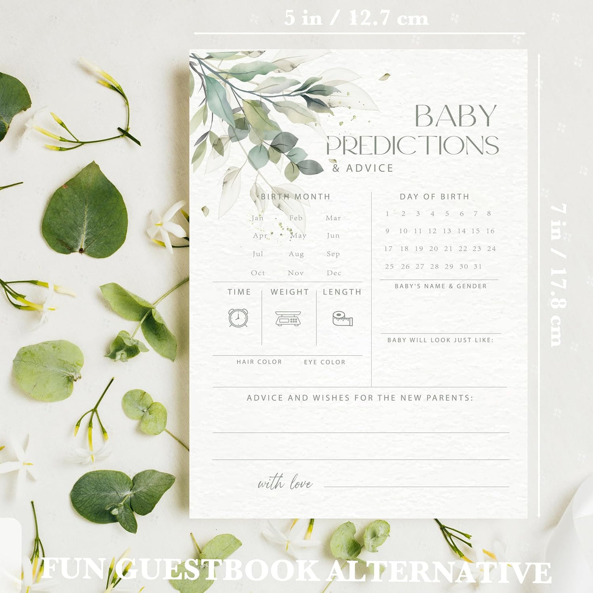 Advice For New Parents Baby Shower, Baby Predictions & Advice Cards For Baby Shower Games