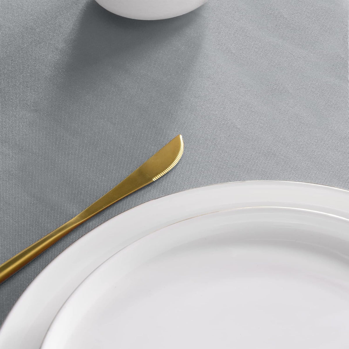 sancua Round Tablecloth - 70 Inch - Water Resistant Spill Proof Washable Polyester Table Cloth