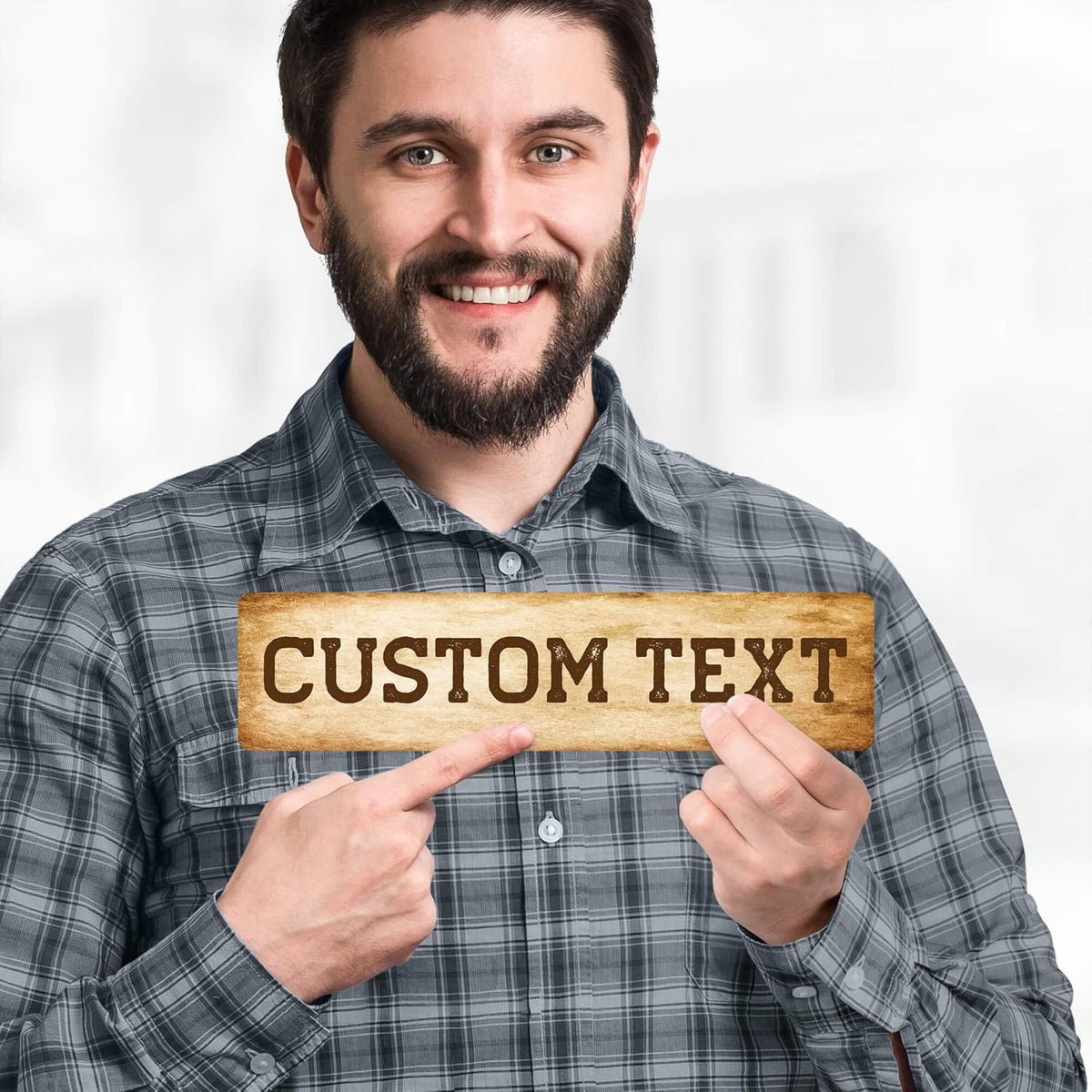 Custom Sign, Custom Street Sign, 11 Font Colors, 13 Font Styles, 4 Hole Options, 22 Sizes, 3x12