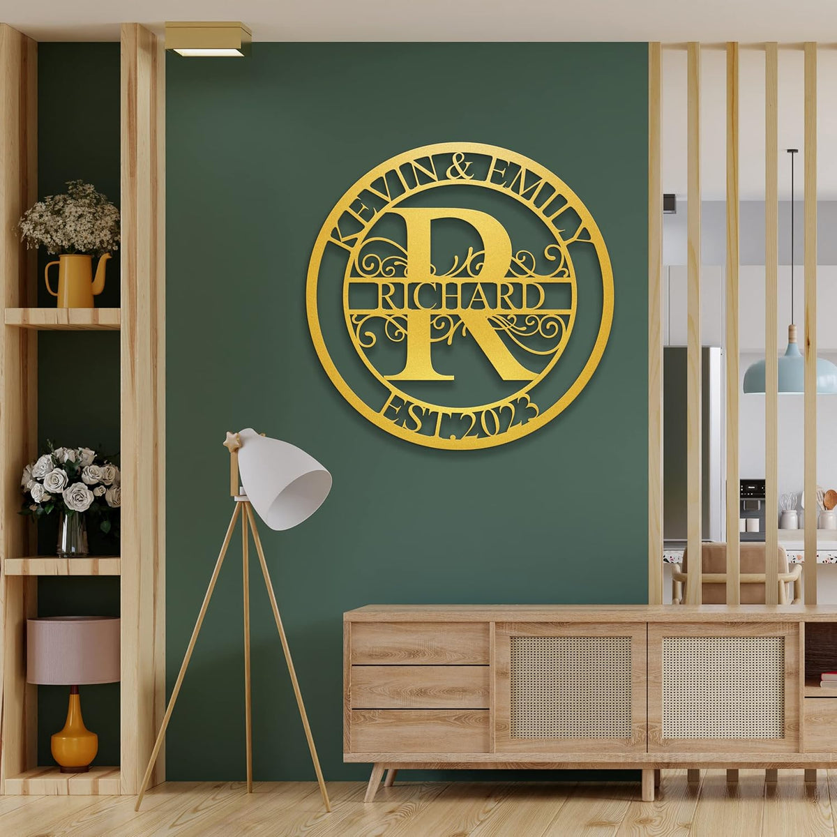 Custom Metal Sign - Last Name Signs - Monogram Wall Decor- Family Sign - Metal Signs for Outdoor
