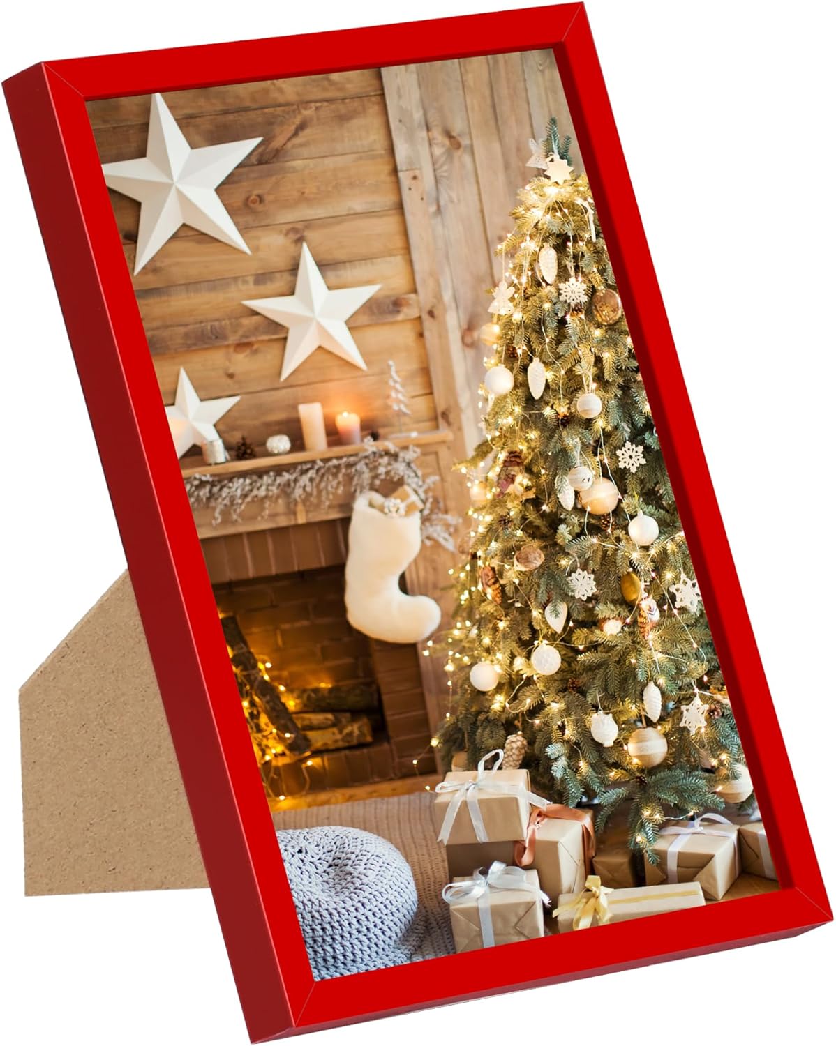 upsimples 5x7 Picture Frame Set of 3, Made of High Definition Glass for 5 x 7, Wall and Tabletop