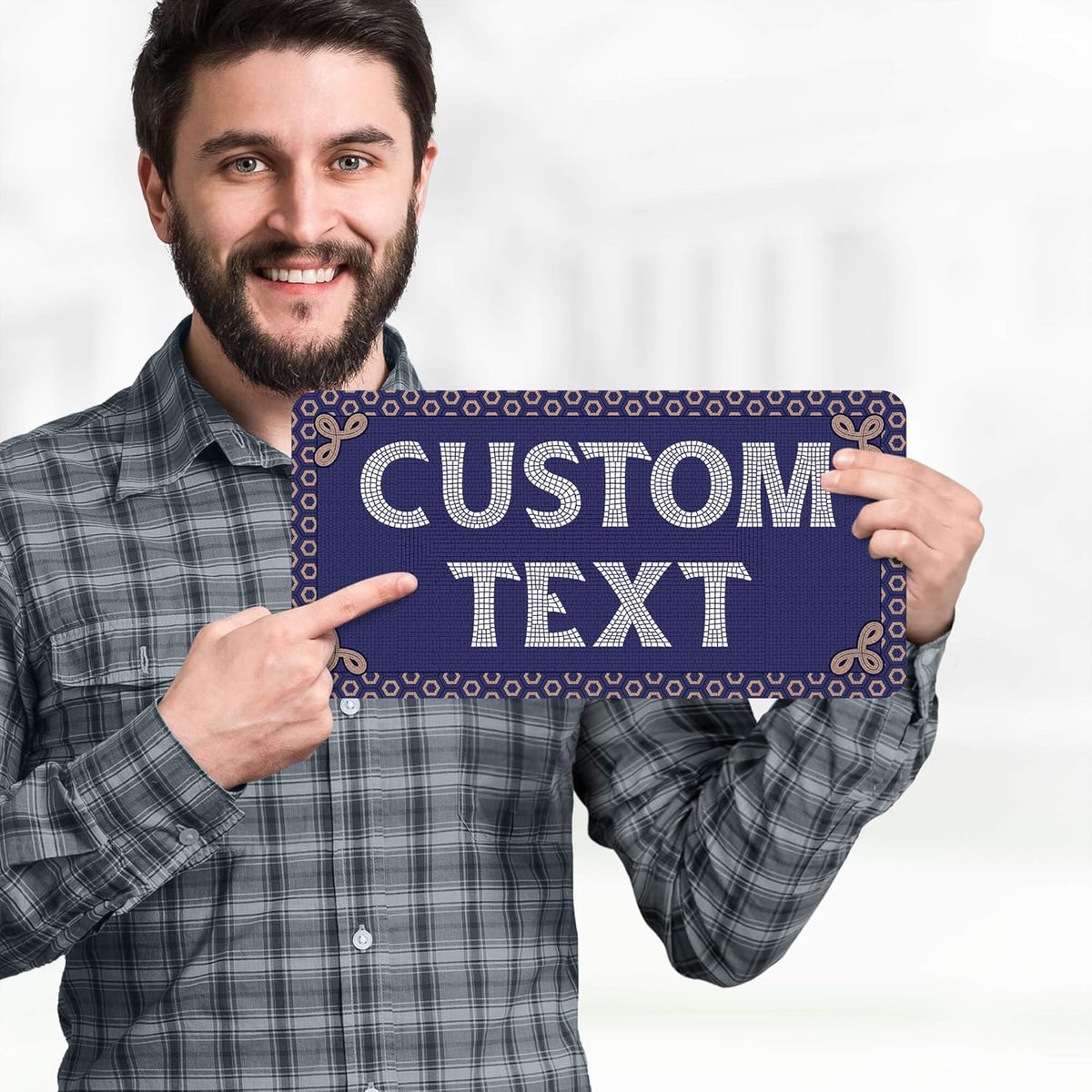 Custom Sign, Custom Street Sign, 11 Font Colors, 13 Font Styles, 4 Hole Options, 22 Sizes, 6x12