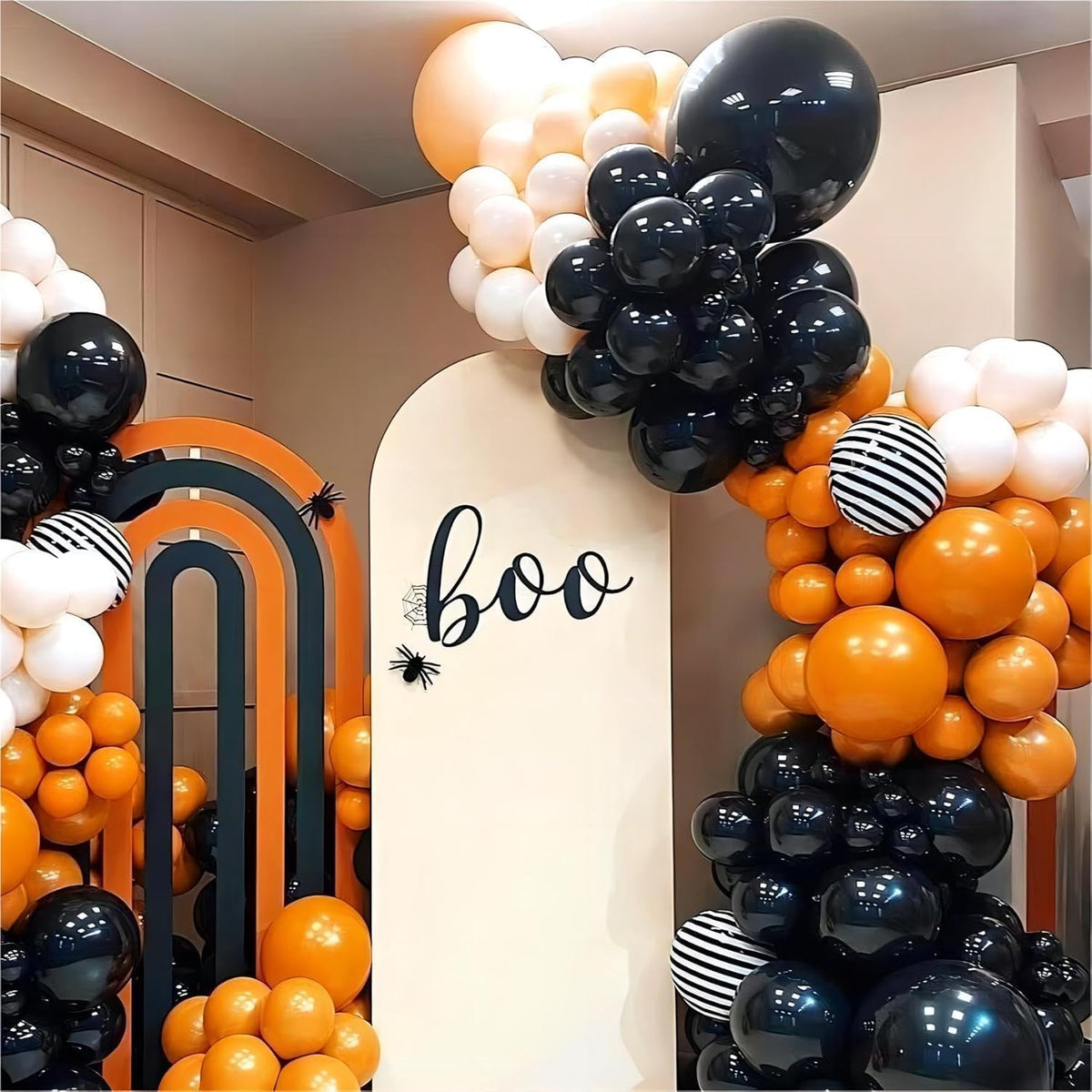 100pcs Black Balloons, Helium Quality 12 inch Black Party Balloons for Birthday, Halloween