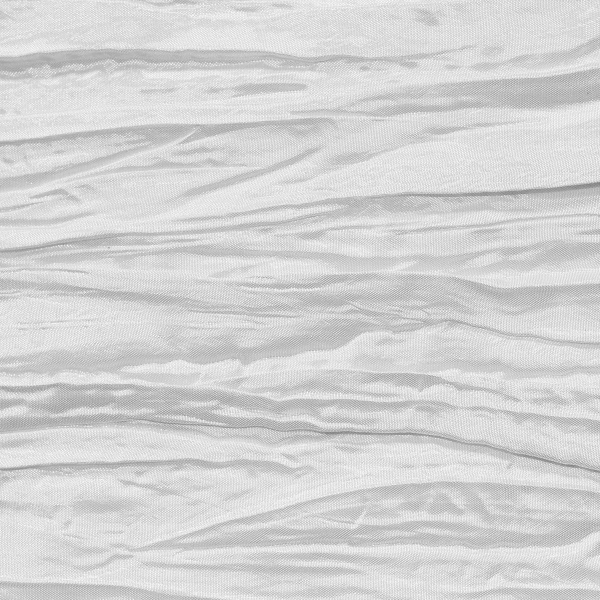 YOUR CHAIR COVERS - 60 x 102 inch Rectangular Crinkle Taffeta Tablecloth - White, Rectangle Table