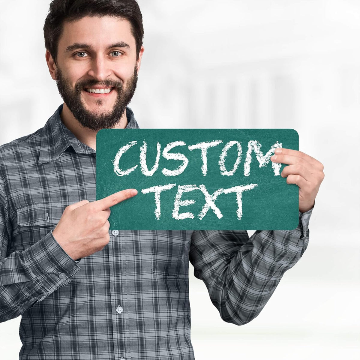Custom Sign, Custom Street Sign, 11 Font Colors, 13 Font Styles, 4 Hole Options, 22 Sizes, 6x12