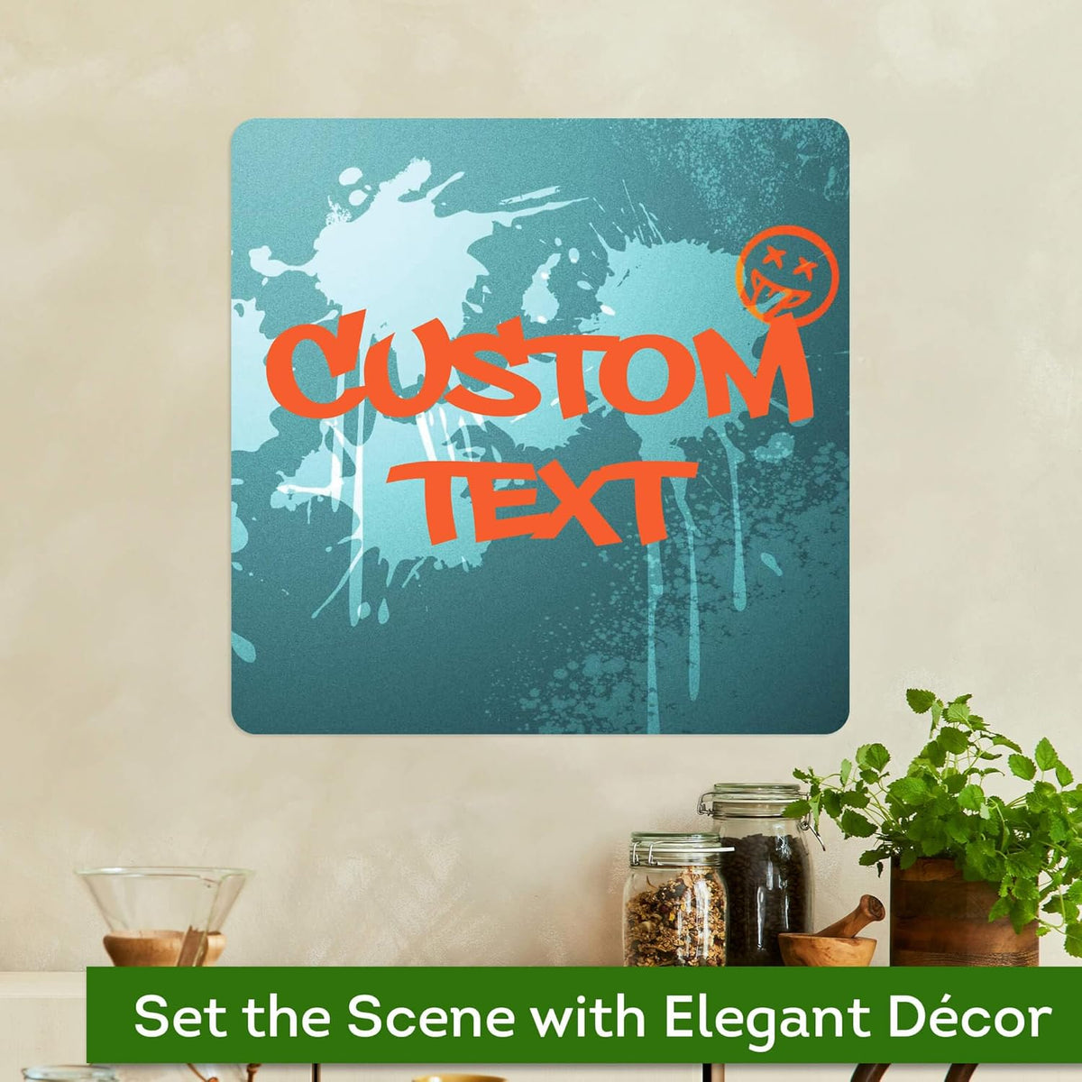 Custom Sign, Custom Street Sign, 11 Font Colors, 13 Font Styles, 4 Hole Options, 22 Sizes, 18x18