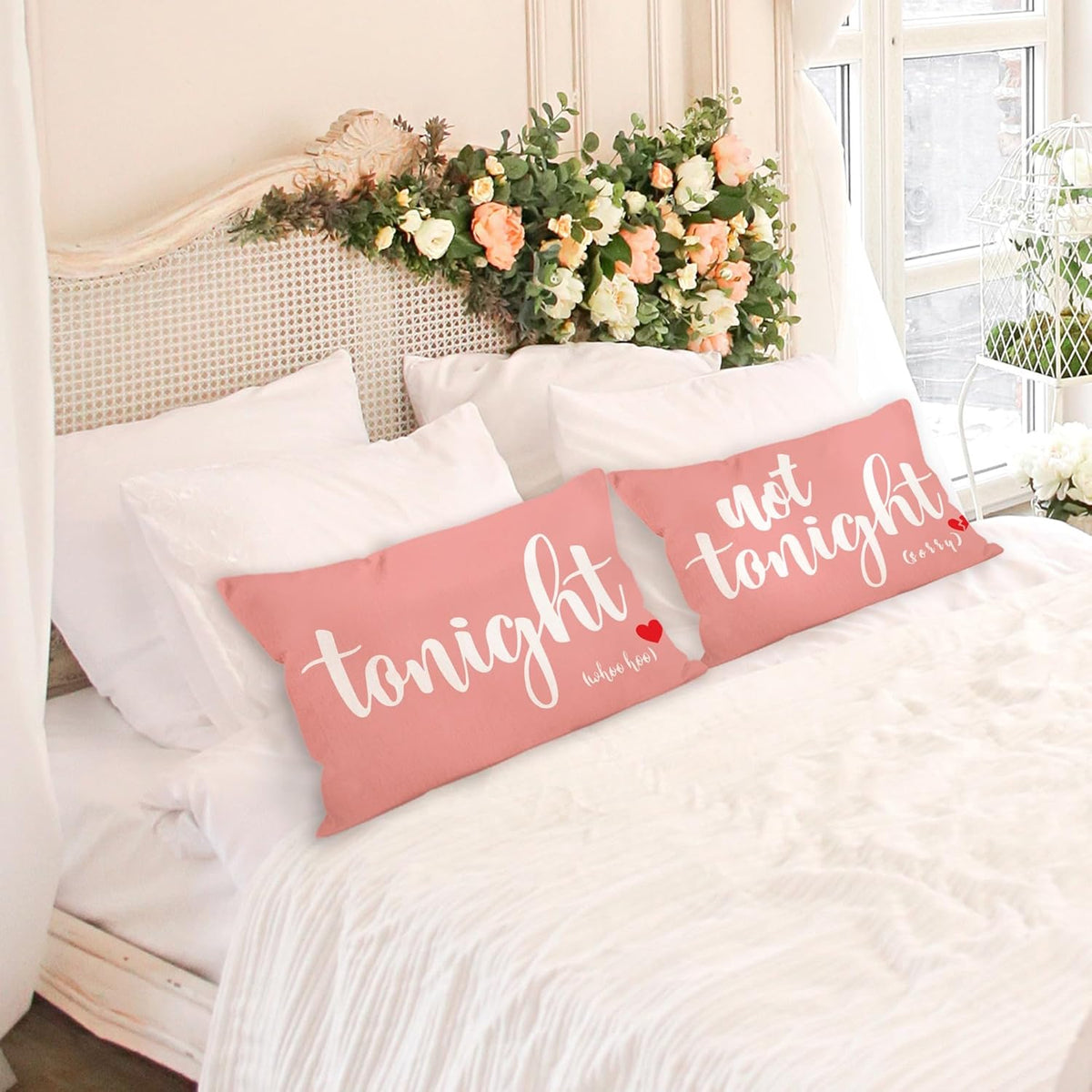 Mancheng-zi Bridal Shower and Wedding Gift - 12x20 Pillow Cover for Bride to Be - Funny Throw