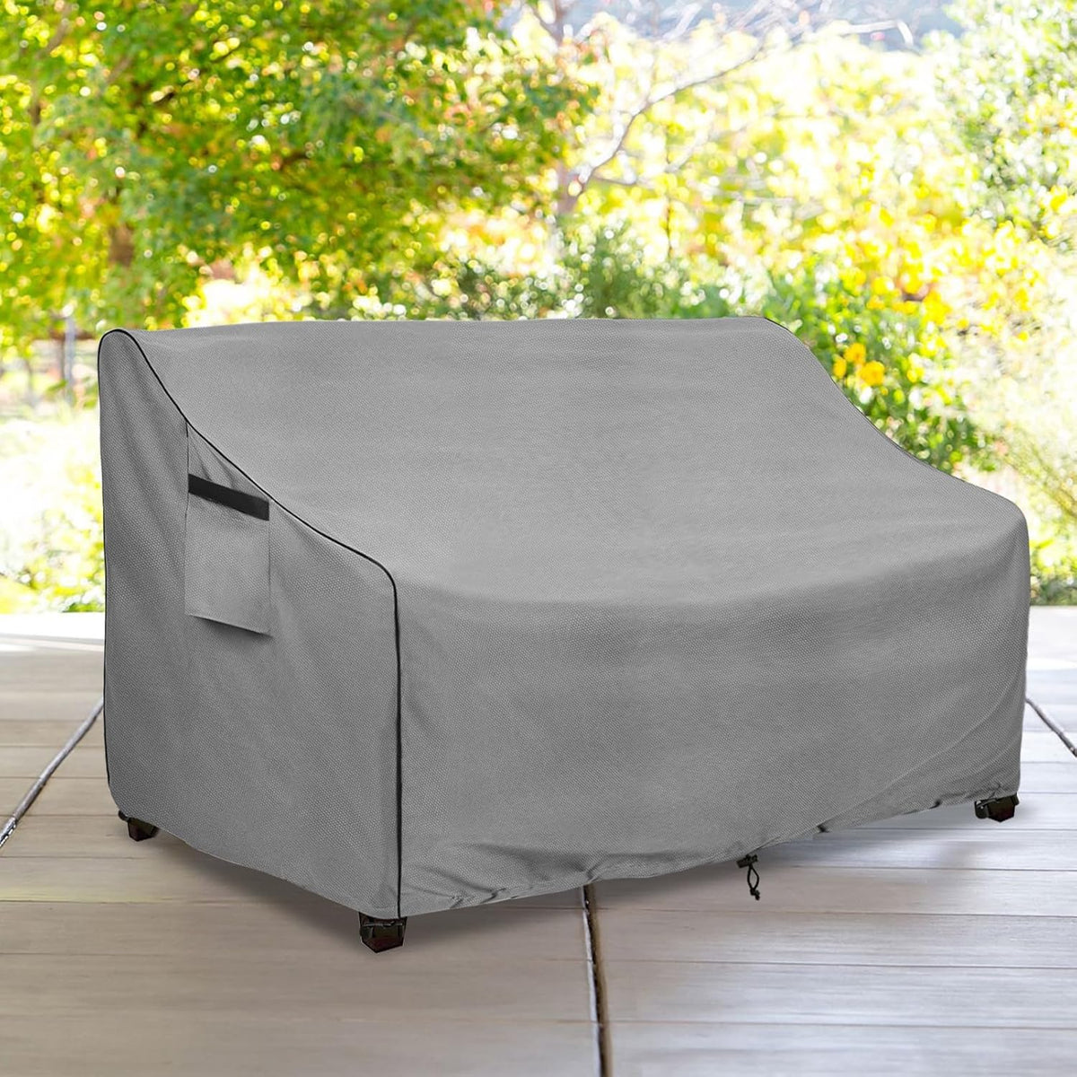 okcool Heavy Duty Patio Sofa Cover, 100% Waterproof 3-Seater Outdoor Sofa Cover Fits up to 76W x