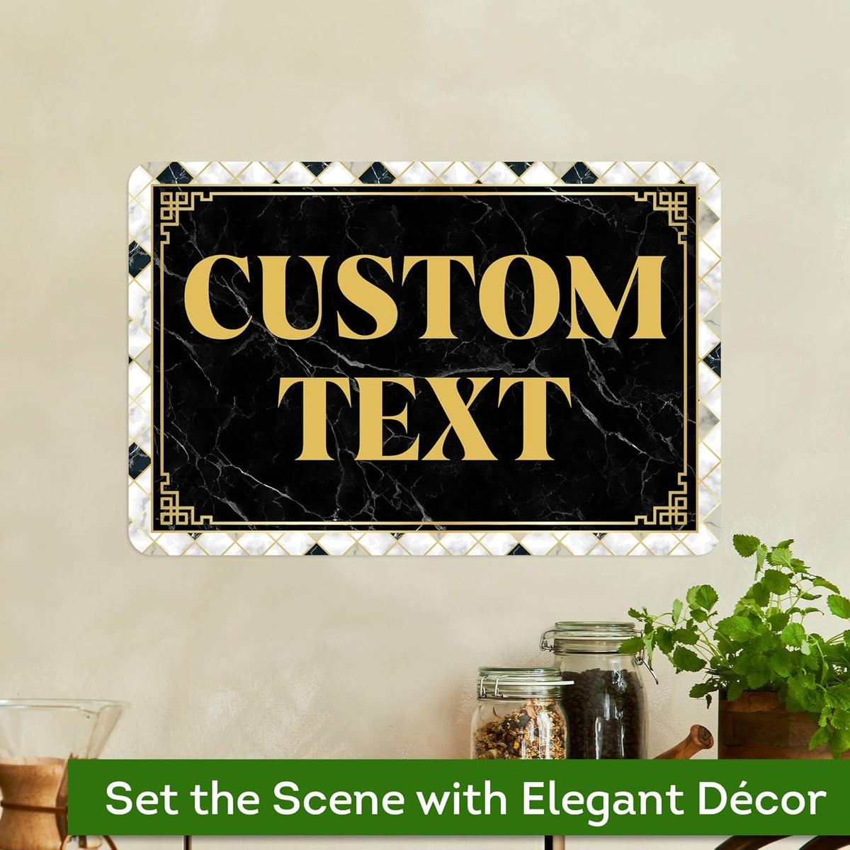 Custom Sign, Custom Street Sign, 11 Font Colors, 13 Font Styles, 4 Hole Options, 22 Sizes, 12x18