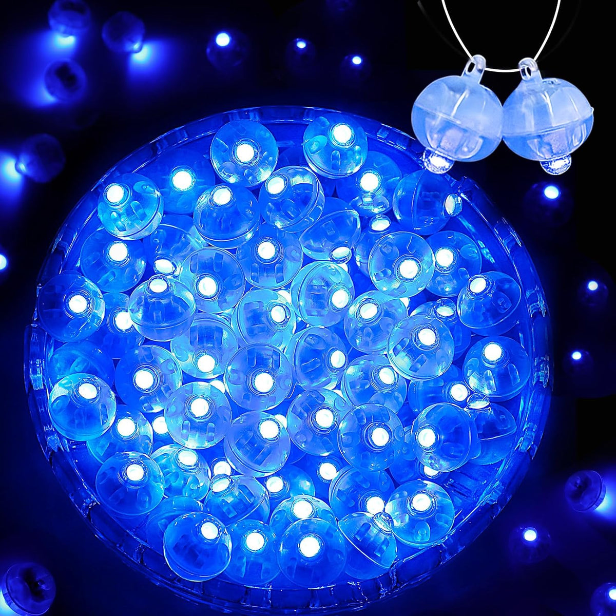 50PCs Mini Led Lights, Led Balloons Light for Party Decorations Neon Party Lights for Paper Lantern