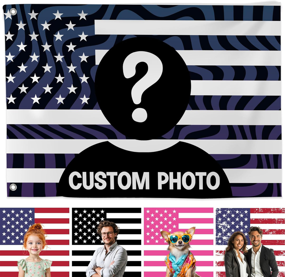 Custom Flag (1x1.5FT to 5x8FT) by DreamController for Business | Custom Outdoor Flags with Grommets