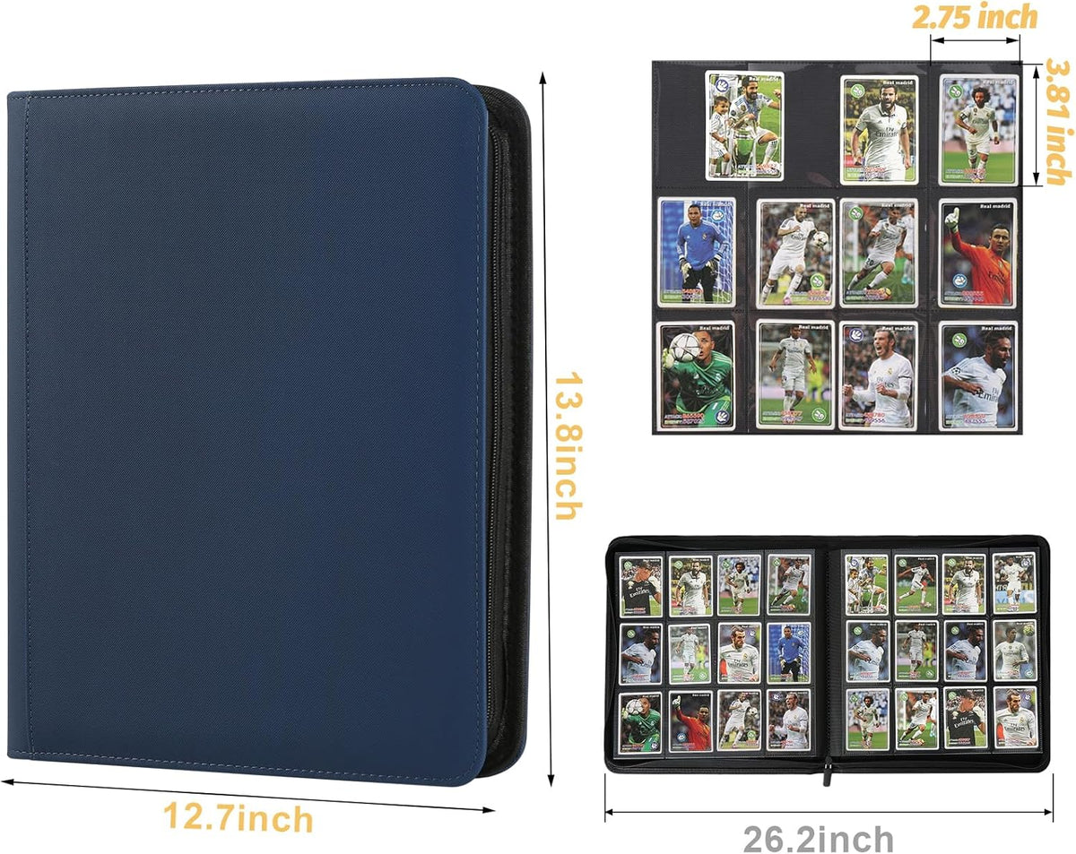 Trading Card Binder 12 Pocket, 720 Pockets Card Binders, Card Collection Binder, Card Album Folder