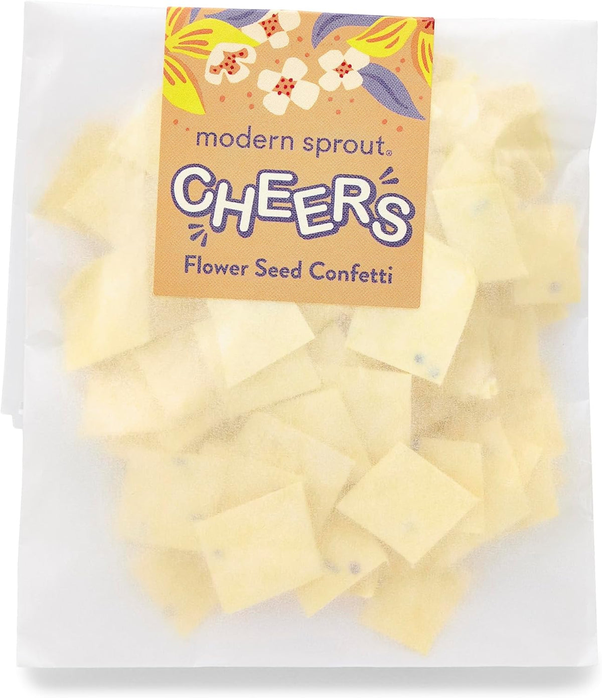 Modern Sprout Plantable Seed Paper Confetti Poppers Refill Packs (12 Pack/100pc) - Plastic-Free