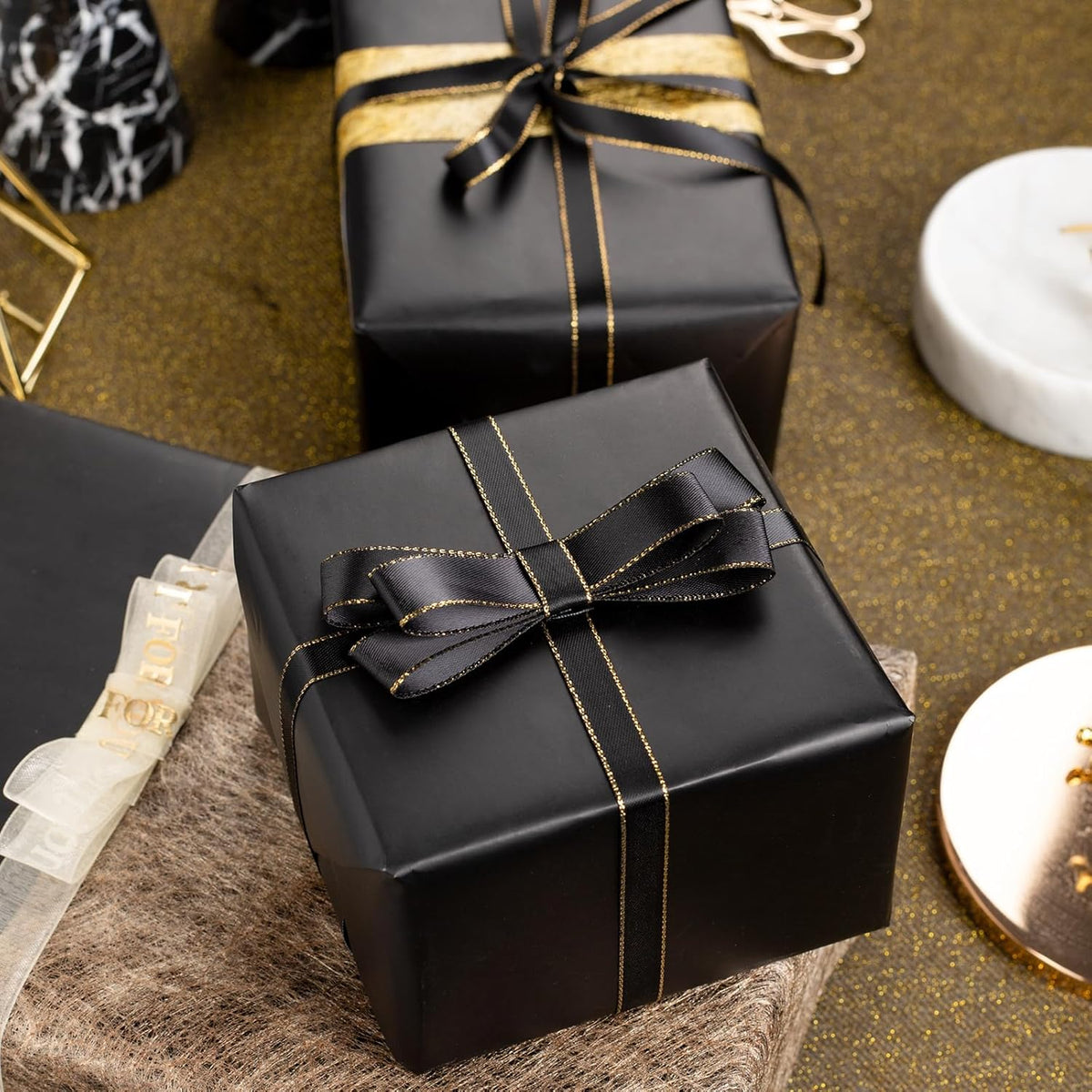 Garbendy Gift Wrapping Paper Roll-Solid Color Pearly-Lustre Paper,Perfect for Wedding, Valentine's