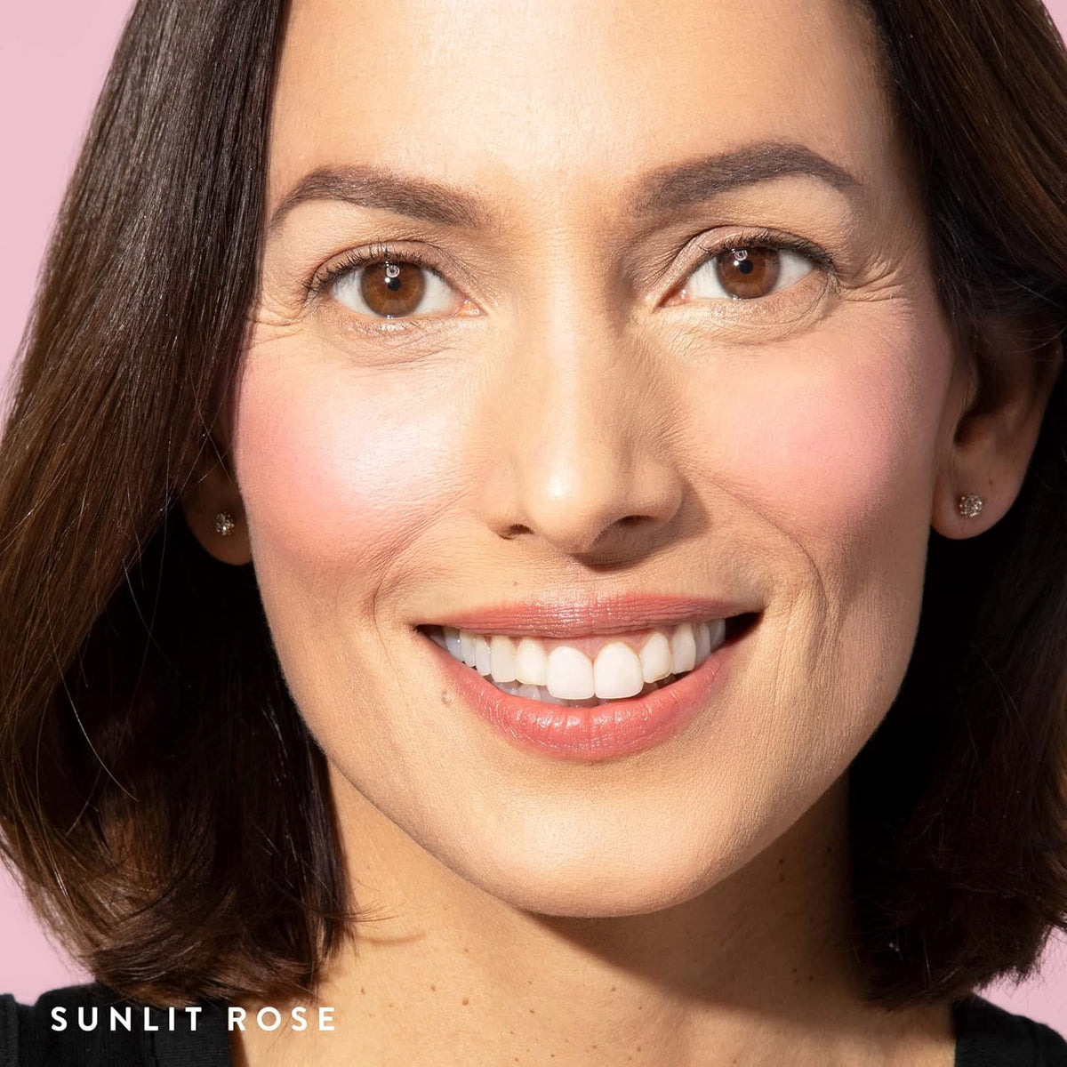 LAURA GELLER NEW YORK Baked Blush-n-Brighten Marbleized Blush for Cheeks - Sunlit Rose - Satin