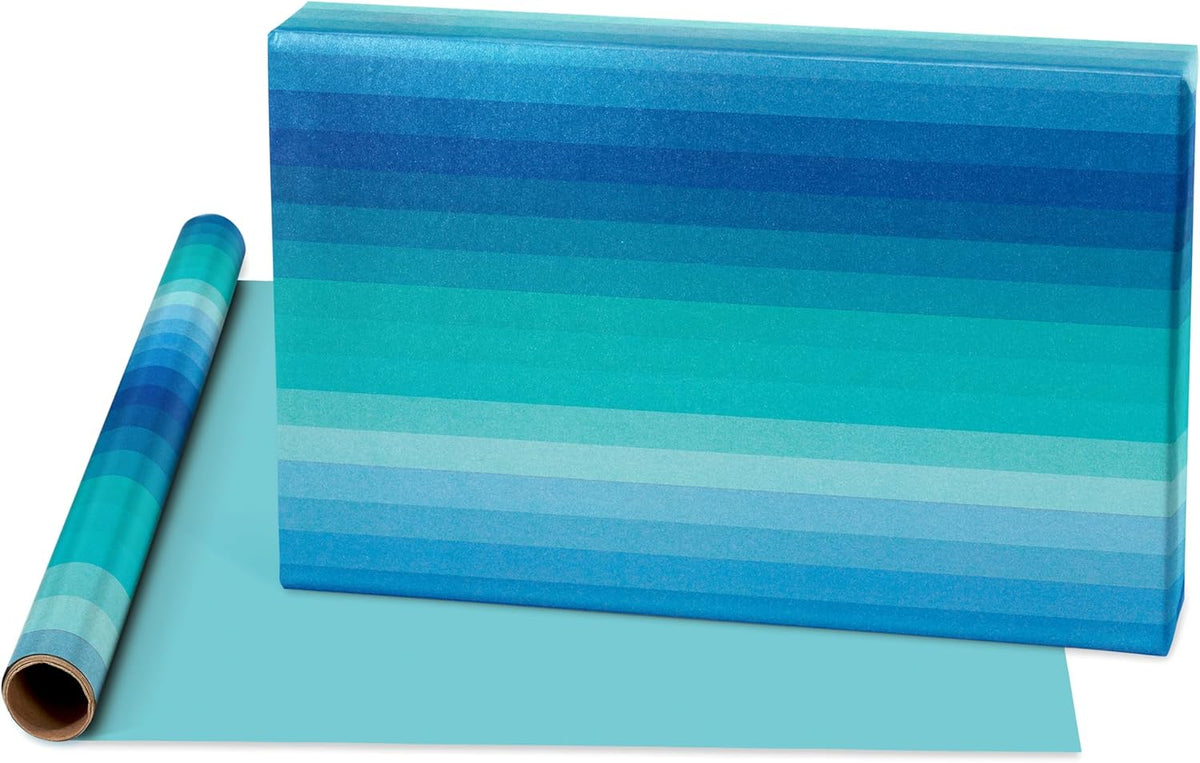 American Greetings 160 sq. ft. Reversible Wrapping Paper Set for Birthdays and All Occasions