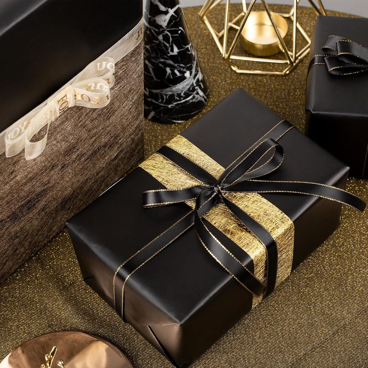 Garbendy Gift Wrapping Paper Roll-Solid Color Pearly-Lustre Paper,Perfect for Wedding, Valentine's