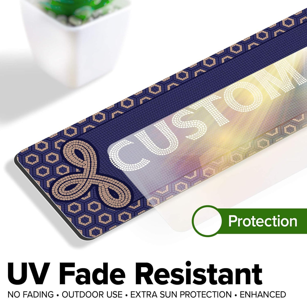 Custom Sign, Custom Street Sign, 11 Font Colors, 13 Font Styles, 4 Hole Options, 22 Sizes, 3x12