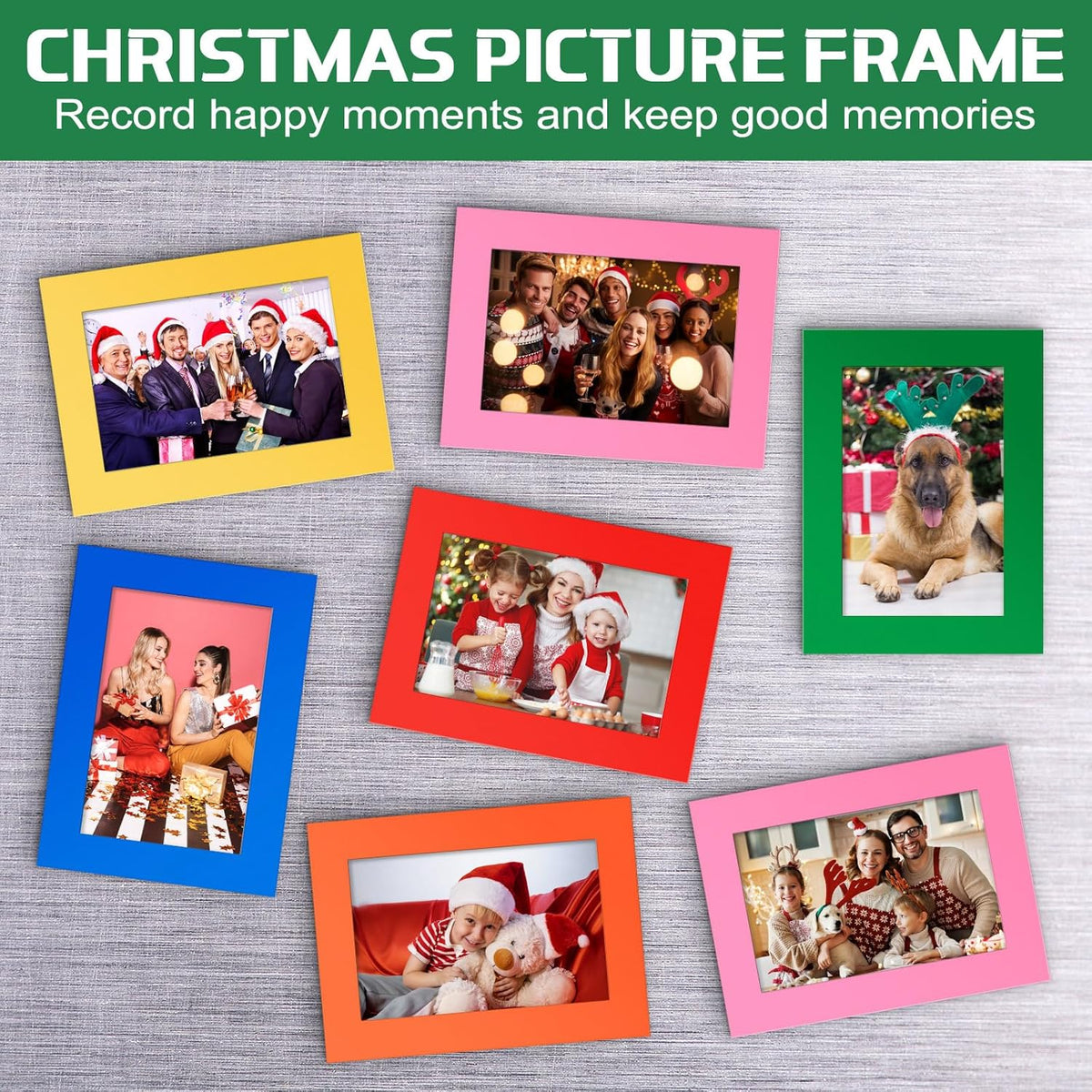 Soaoo 60 Pcs Magnetic Picture Frames Wallet Size 2.5 x 3.5 Inches Reusable Magnetic Photo Sleeves