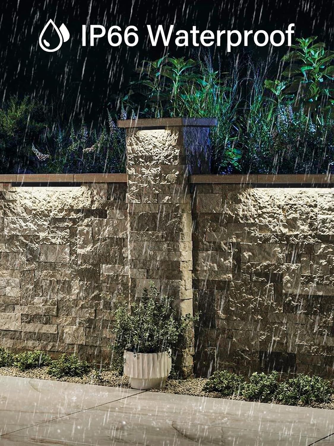 5W Retaining Wall Lights 7 inch LED Hardscape Lighting Low Voltage Landscape Paver Lights 12V 24V