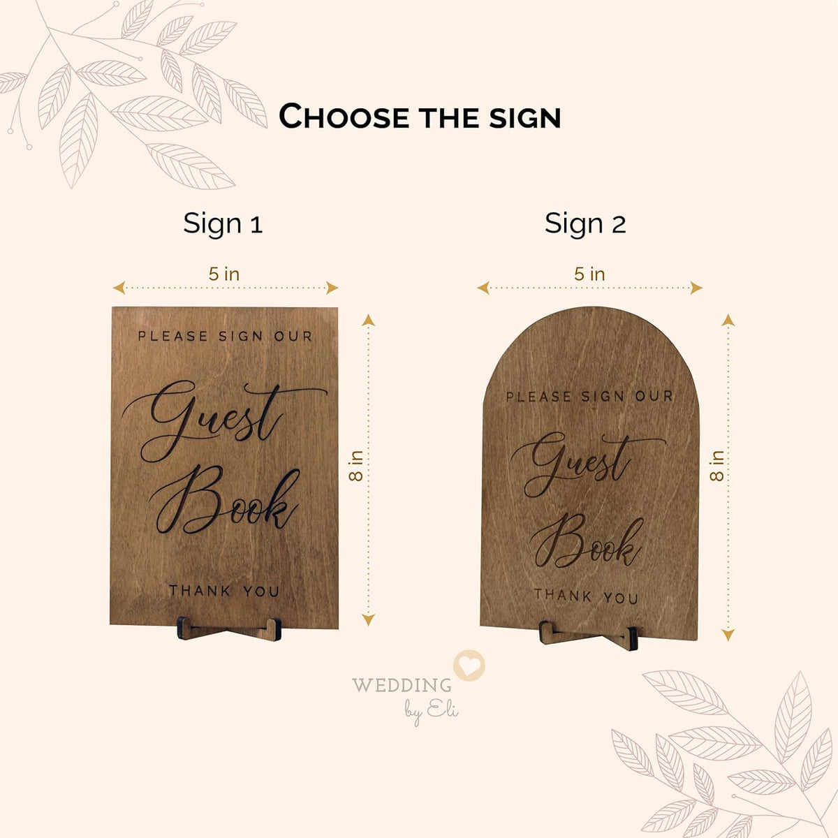 Wedding Guest Book Alternative, Medium - 16.1 inches (41 cm), Wooden Wish Book Circle, Unique Guest