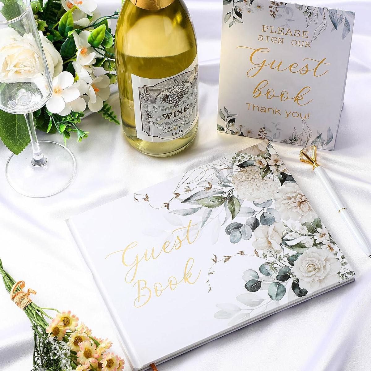 Wedding Guest Book Personalized Photo Guestbook to Sign at Reception Wedding Guest Sign in Book