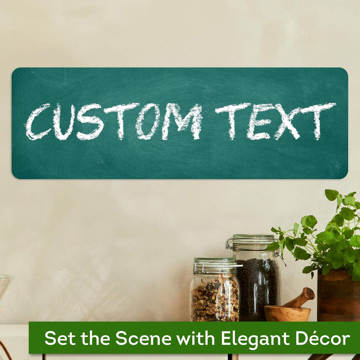 Custom Sign, Custom Street Sign, 11 Font Colors, 13 Font Styles, 4 Hole Options, 22 Sizes, 6x18