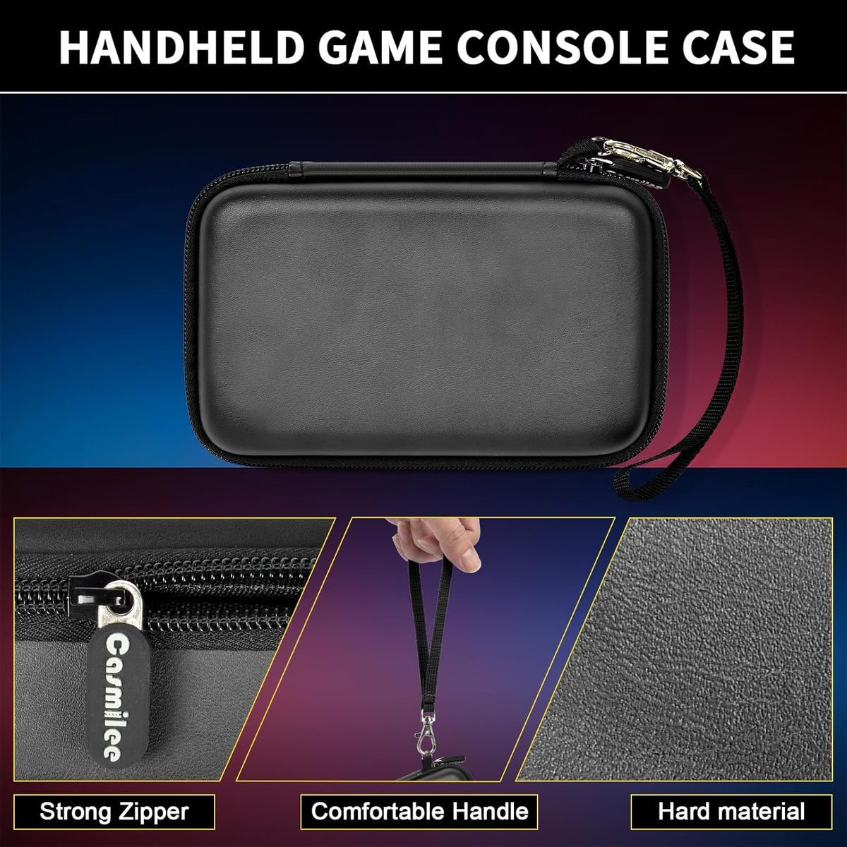 casmilee Retro Gaming Console Case for R36MAX Game Consoles, Handheld Gameboy Video Emulator